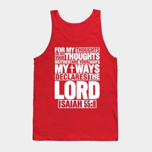 Isaiah 55:8 Tank Top